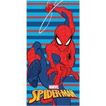 Draps de plage bleus Spiderman 70x140 