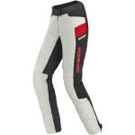 Pantalons de randonnée Spidi blancs en fil filet à motif moto imperméables coupe-vents respirants Taille XS pour femme 