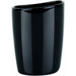 Tasses design Spirella noires en céramique 
