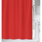 Rideaux de douche Spirella rouges 200x180 