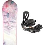 Spirit Snowboard + 20 Charger Mini Fixations Fille ROSE 121