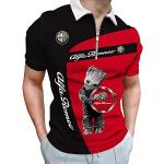 T-shirts à manches courtes Alfa Romeo à manches courtes Taille XL look casual pour homme 