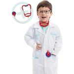 Spooktacular Creations jr. doctor sarrau kids set de luxe pour enfant en bas âge costume robe halloween party up (de 3t) blanc