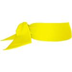 Bandeaux de running Sportkind jaunes en polyamide respirants lavable en machine look fashion pour homme 