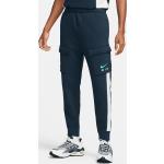 Pantalons cargo Nike Sportswear bleus en polaire Taille S pour homme 