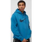 Pullovers Nike Sportswear bleus à capuche Taille M look sportif pour homme 
