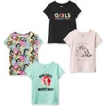 T-shirts à manches courtes roses en jersey à volants Star Wars lot de 4 Taille 4 ans classiques pour fille de la boutique en ligne Amazon.fr 