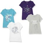 T-shirts à manches courtes violets en jersey à volants Star Wars lot de 4 Taille 4 ans classiques pour fille de la boutique en ligne Amazon.fr 