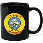 Spreadshirt Breaking Bad Los Pollos Hermanos Logo Coupe Tasse Mug, taille unique, noir
