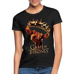 T-shirts Spreadshirt noirs à manches courtes Game of Thrones Westeros à manches courtes Taille XXL classiques pour femme 
