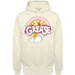 Spreadshirt Grease Logo en Couleurs Pastel avec Arc-en-Ciel Sweat À Capuche Unisexe, M, Vanille