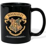 Tasses à café Spreadshirt noires Harry Potter Poudlard 325 ml 