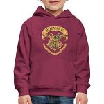 Sweats à capuche Spreadshirt rouge bordeaux enfant Harry Potter Poudlard look fashion 