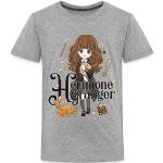 T-shirts à manches courtes Spreadshirt gris enfant Harry Potter Hermione Granger look fashion 