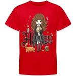 T-shirts à manches courtes Spreadshirt rouges Harry Potter Hermione Granger Taille 9 ans look fashion pour fille de la boutique en ligne Amazon.fr 