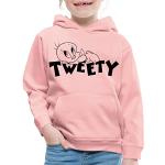 Sweats à capuche Spreadshirt roses enfant Looney Tunes Titi & Grosminet look fashion 