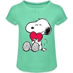 T-shirts à manches courtes Spreadshirt vert menthe Snoopy Charlie Brown Taille 8 ans look fashion pour fille de la boutique en ligne Amazon.fr 