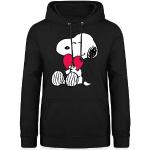 Sweats pour la Saint-Valentin Spreadshirt noirs Snoopy à capuche Taille XXL look fashion pour femme 