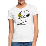 T-shirts Spreadshirt blancs à manches courtes Snoopy Charlie Brown à manches courtes Taille L classiques pour femme 