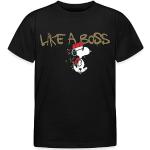 T-shirts à manches courtes Spreadshirt noirs enfant Meme / Theme Like A Boss look fashion 