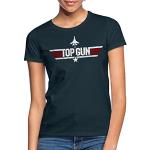 T-shirts Spreadshirt à manches courtes Top Gun à manches courtes Taille S classiques pour femme 