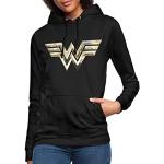 Sweats Spreadshirt noirs Wonder Woman à capuche Taille S classiques pour femme 