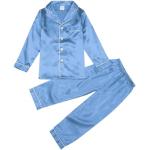 Pyjamas en velours bleues claires en velours enfant look fashion 