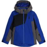 Vestes de ski Spyder bleu électrique en toile à capuche Taille 10 ans look fashion pour garçon de la boutique en ligne Amazon.fr 