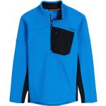 Vestes zippées Spyder bleues en polaire à motif ville Taille S pour homme 