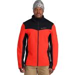 Vestes de ski Spyder rouge pastel en microfibre Taille L look fashion pour homme 