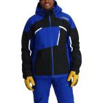 Vestes de ski Spyder bleu électrique éco-responsable avec jupe pare-neige Taille M look fashion pour homme 