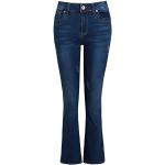 Jeans évasés bleues foncé Taille XXS look fashion pour femme 