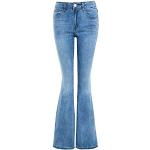 Jeans flare bleus Taille XXS look fashion pour femme 
