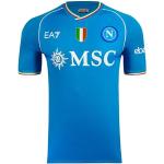 SSC NAPOLI Season 23/24 Maillot de Course T-Shirt, Bleu Naples, XL Mixte
