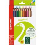 Crayons de couleur Stabilo multicolores en bois 