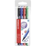 STABILO Pochette x 4 stylos-feutres - 488/4