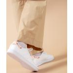 Baskets adidas Originals blanches à fleurs à motif fleurs vintage Pointure 36 look casual pour femme en promo 