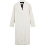 Manteaux oversize Stand Studio blancs à rayures en polyester à manches longues Taille XS pour femme 