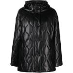 Vestes matelassées Stand Studio noirs en cuir synthétique à manches longues Taille XS classiques pour femme en promo 