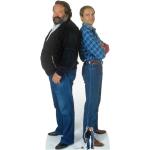 Star Cutouts - Figurine en carton Bud Spencer et Terence Hill, acteurs - Haut 196 cm