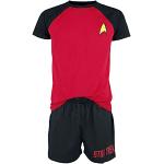 Pyjamas rouges en coton Star Trek Taille XL pour homme 