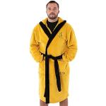 Star Trek Robe de chambre jaune du capitaine Kirk | Adoptez le luxe galactique avec style | Peignoir pour adultes avec logo