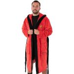Star Trek Robe de chambre pour homme Captain Montgomery Red | Adoptez le luxe galactique avec style | Peignoir pour adultes avec logo