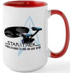 Tasses design rouges en céramique Star Trek 