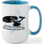 Tasses design blanches en céramique Star Trek 