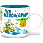 Tasses à café bleues en céramique à motif ville Star Wars The Mandalorian 