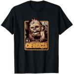 T-shirts noirs Star Wars Chewbacca Taille S look fashion pour homme 