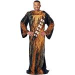Couvertures marron en polyester à manches Star Wars Chewbacca 
