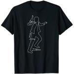 T-shirts I love pour la Saint-Valentin noirs Star Wars Han Solo Taille S look fashion pour homme 