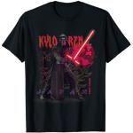 T-shirts noirs Star Wars Kylo Ren Taille S look asiatique pour homme 